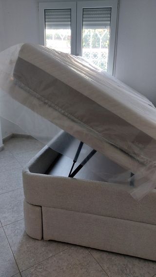 Canapé abatible juvenil color perla, 3 en 1