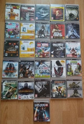 28 Juegos PS3 (PlayStation 3) 5 € cada uno