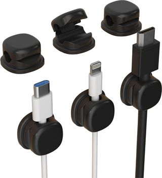 12x Sujetacables Adhesivos - Organizadores