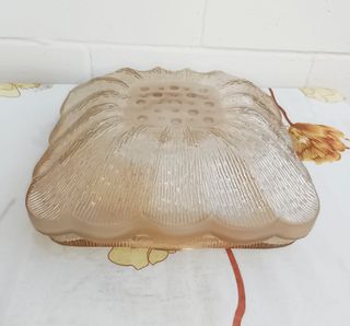 .Plafón techo vintage cristal