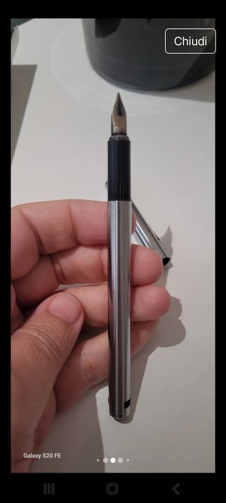 Aurora Stilografica Oro Bianco