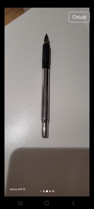 Aurora Stilografica Oro Bianco