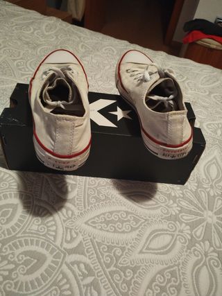Converse All Star blancas 38