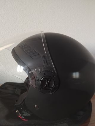 Casco JET Shiro negro mate