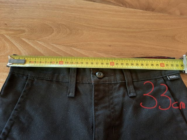 Shorts Vans Authentic Chino Negro - Talla XS