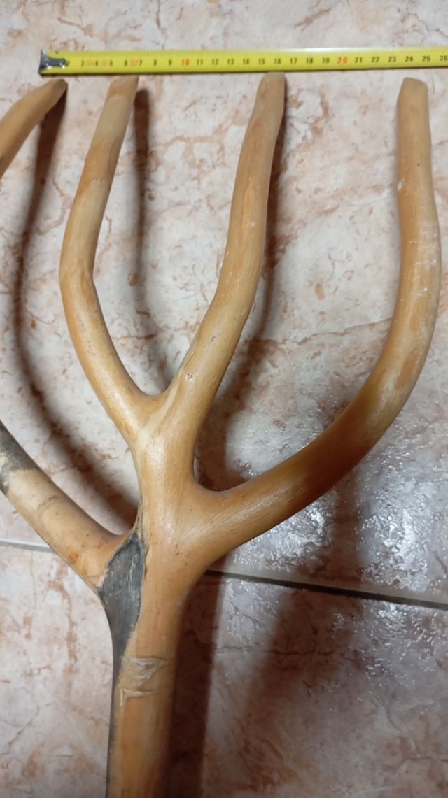 Horca antigua de madera