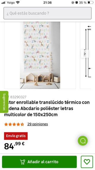 Estor infantil ABC animales