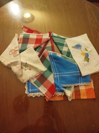 Paños de cocina vintage (8 unidades)