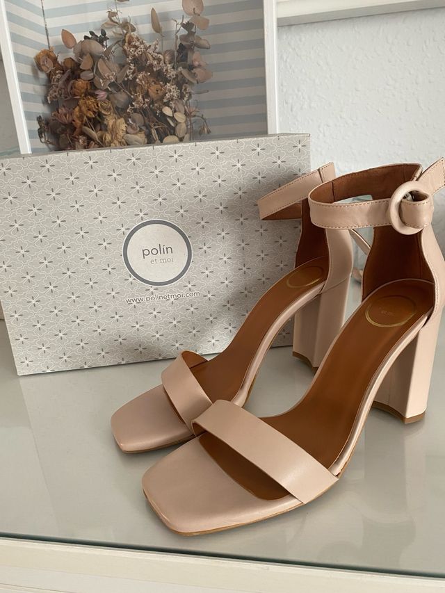 Sandalias Polin et Moi color nude