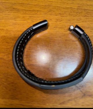 Braccialetto uomo nero - pelle