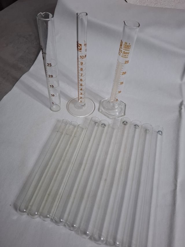 Probetas y Tubos de Ensayo (Química)
