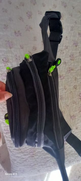 Marsupio sportivo uomo/ragazzo nero-grigio