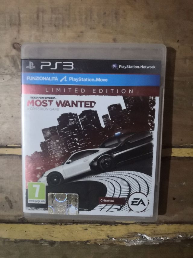 Need for speed most wanted playstation 3 limited e