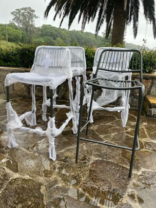 4 Taburetes Altos Sklum NUEVOS