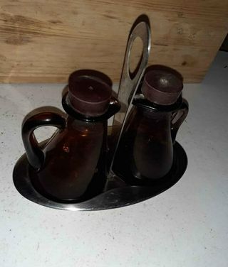 Juego de Vinagreras Vintage años 70