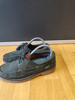 Zapatillas Snipe marrón-verdes