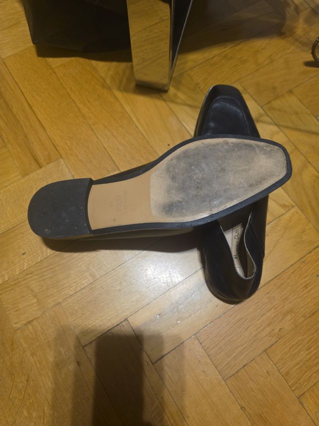 Zapatos Massimo Dutti negros -talla 38