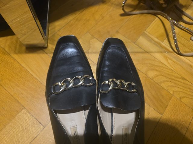 Zapatos Massimo Dutti negros -talla 38