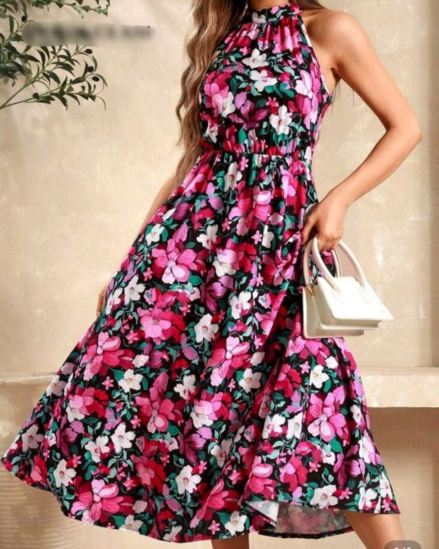 Vestido floral midi - NUEVO