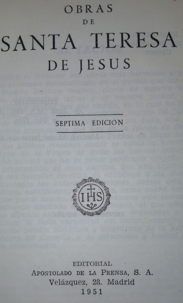 LITERATURA SIGLO ORO CERVANTES, TERESA, LOPE