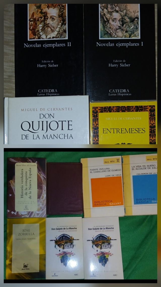 LITERATURA SIGLO ORO CERVANTES, TERESA, LOPE