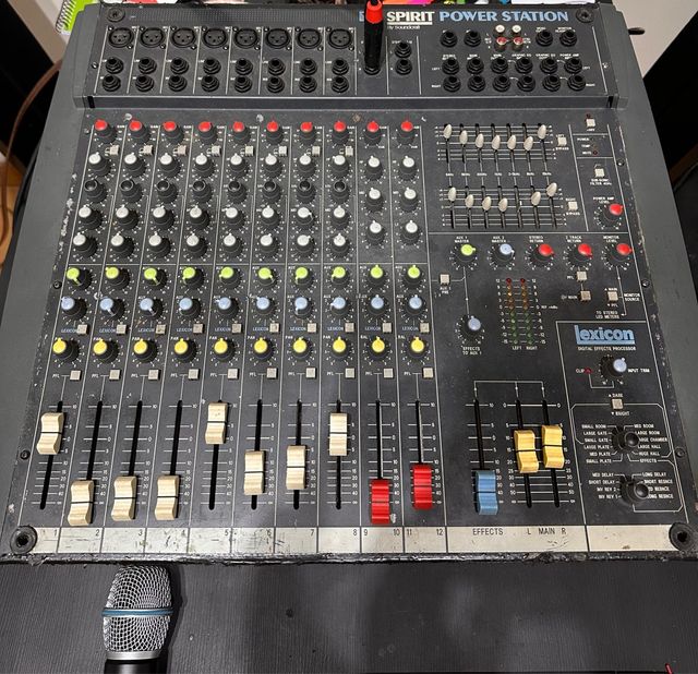 Mesa sonido Spirit - 12 canales power station