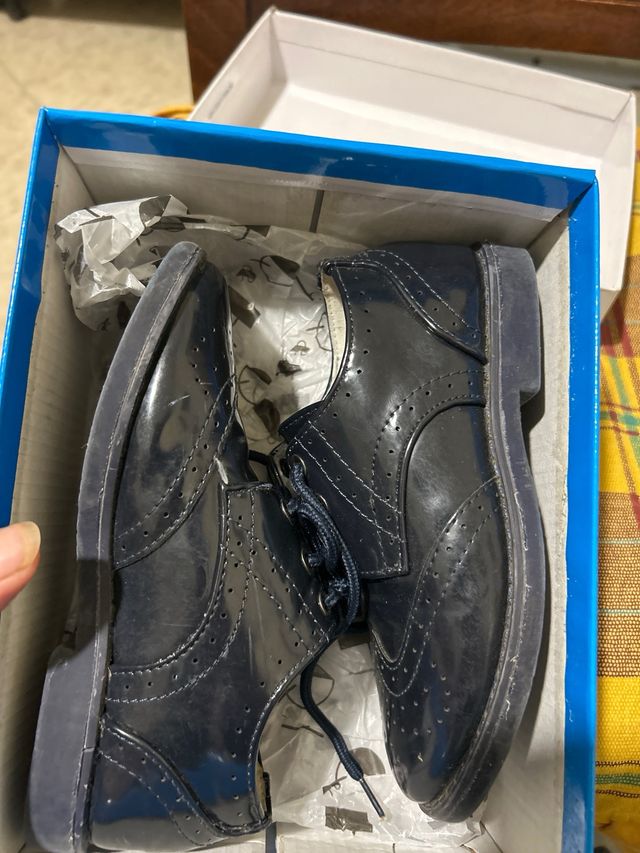 Scarpe bimba eleganti blu navy