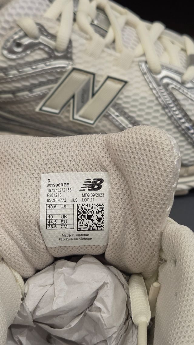 New Balance 1906R Silver Metalic 44,5