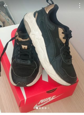 Zapatillas Puma negras y doradas t38