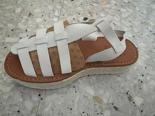 Sandalias POPA 5p Dakota blancas