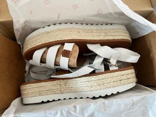 Sandalias POPA 5p Dakota blancas