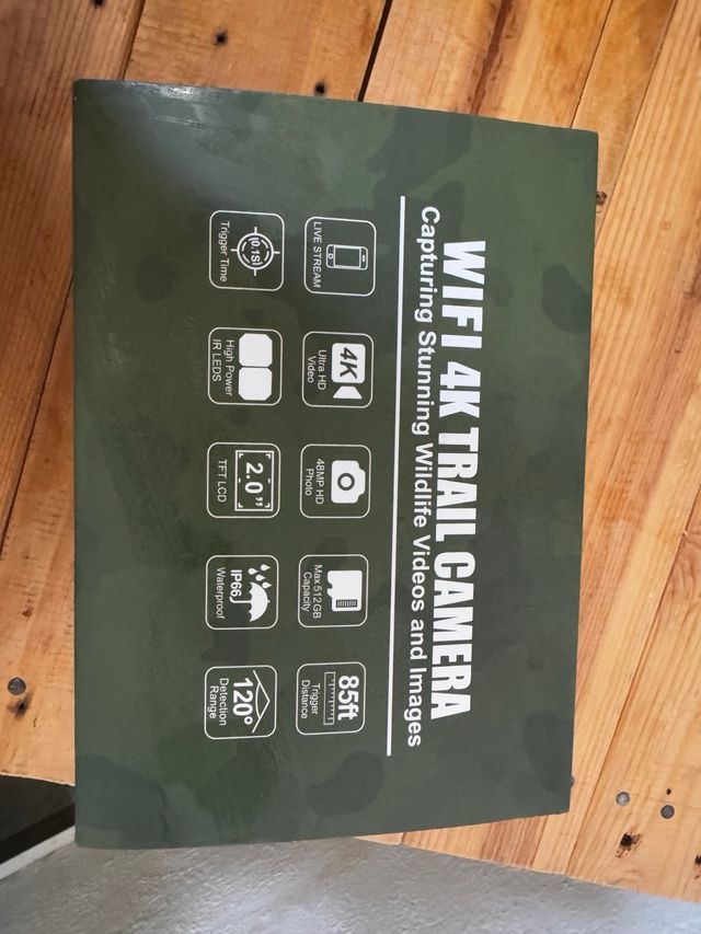 Cámara Trampa WiFi 4K