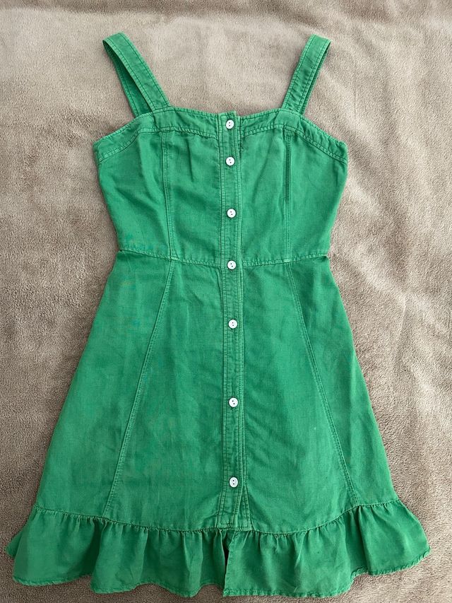 Vestido Zara lino