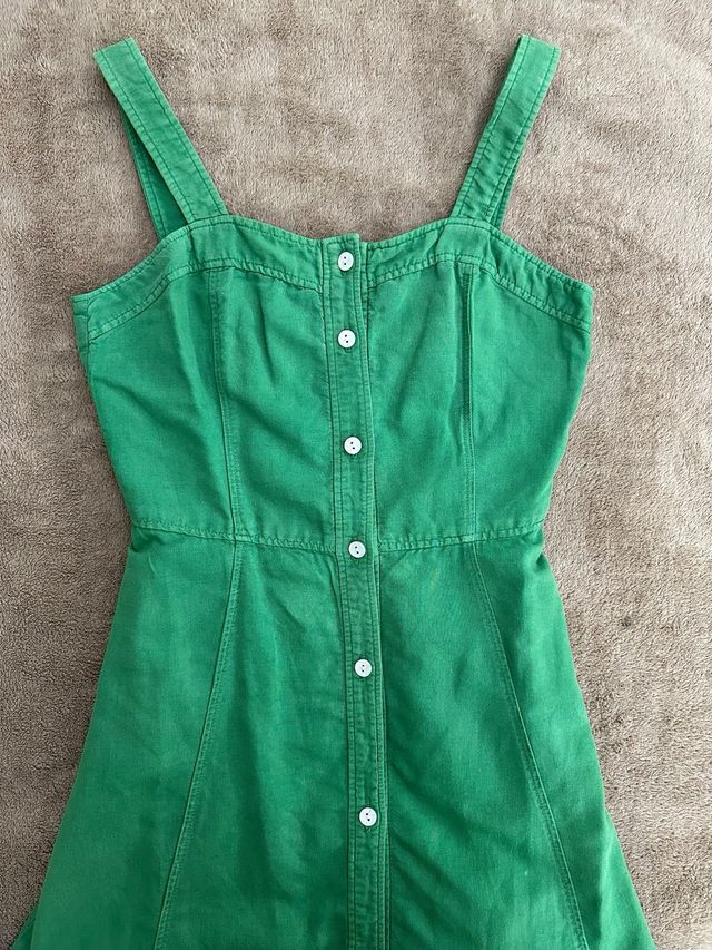 Vestido Zara lino