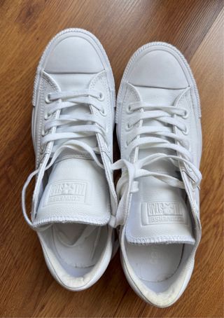 Converse blancas - zapatillas de cuero