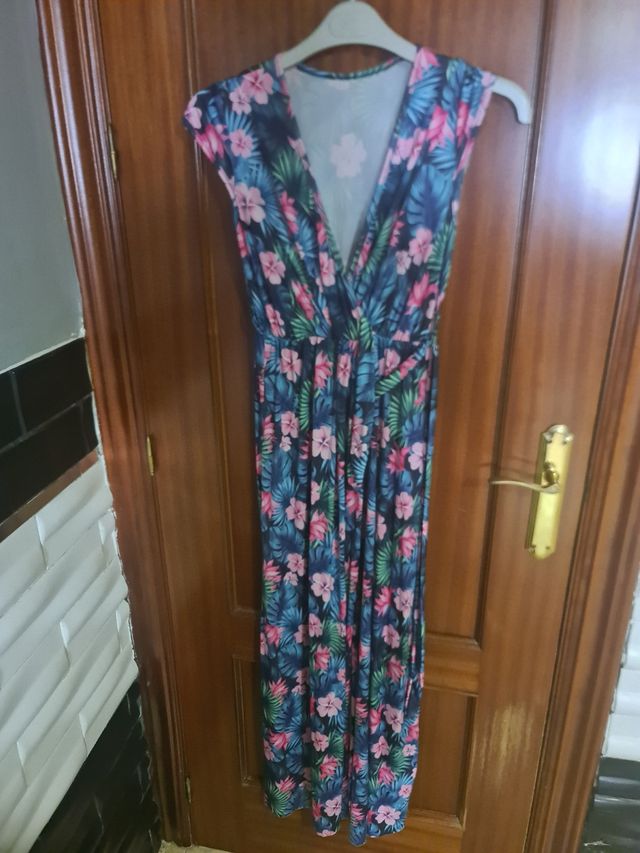 Vestido largo floral verano