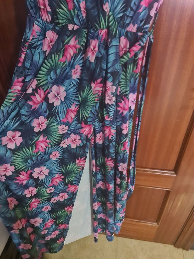 Vestido largo floral verano