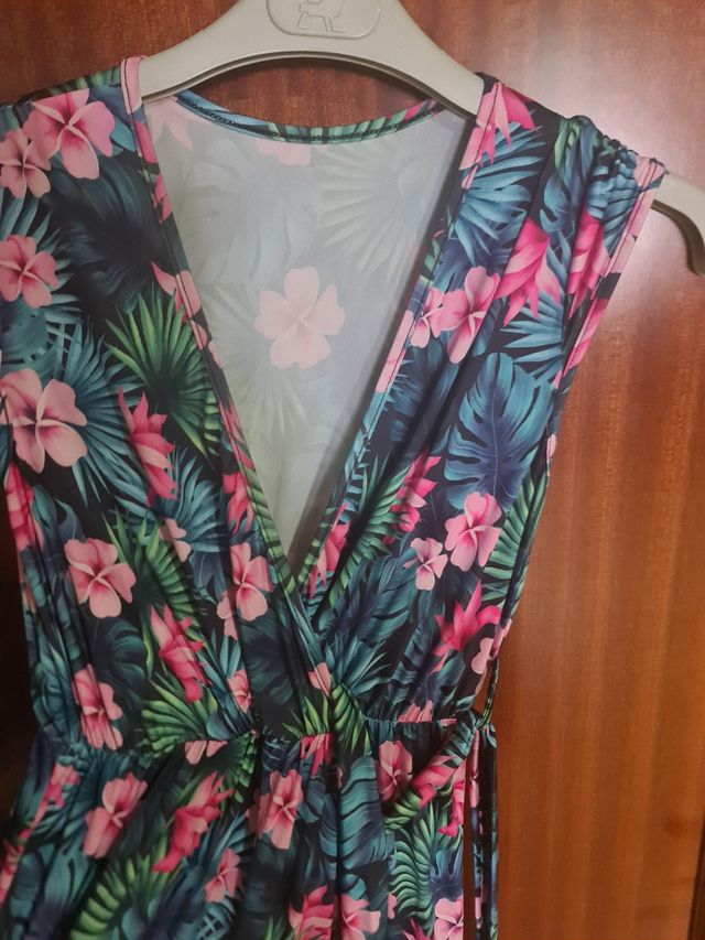 Vestido largo floral verano