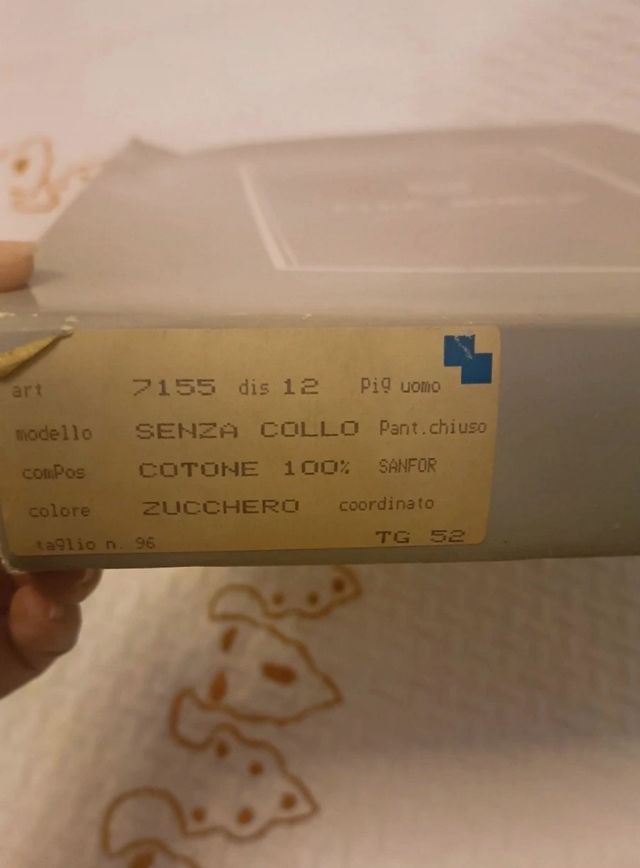 Pigiama Pier Mori's uomo blu a righe