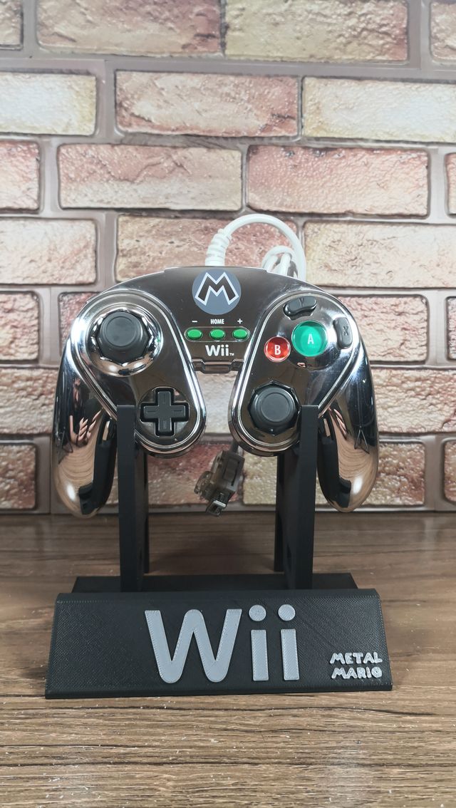 Stand Wii Mario Zelda Donkey Kong Chrome Silver