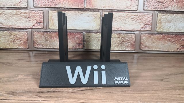Stand Wii Mario Zelda Donkey Kong Chrome Silver
