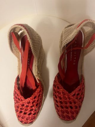 Sandalias esparto Mango & Zara