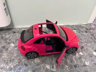 Coche Barbie VW Escarabajo Rosa