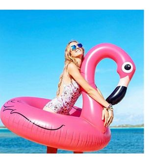 Flotador flamenco gigante
