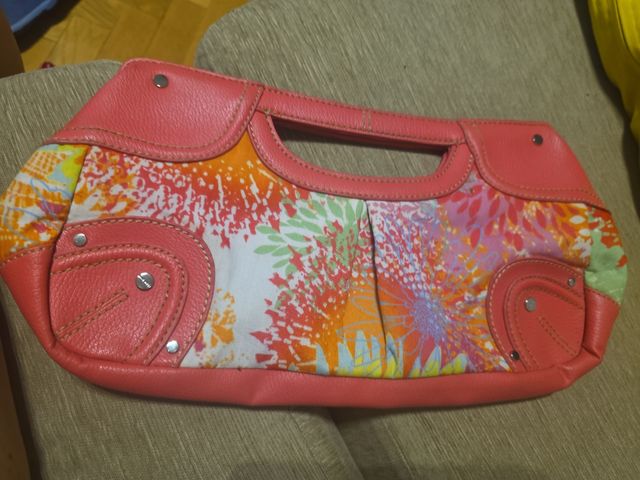 Bolso mano rosa - West