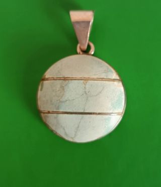 Colgante plata turquesa
