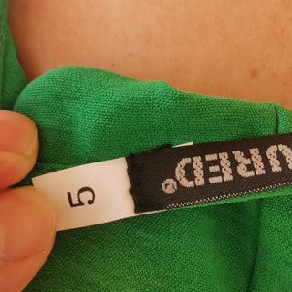 Blusa verde talla grande