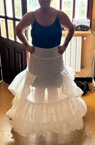 Cancán blanco novia - Talla única