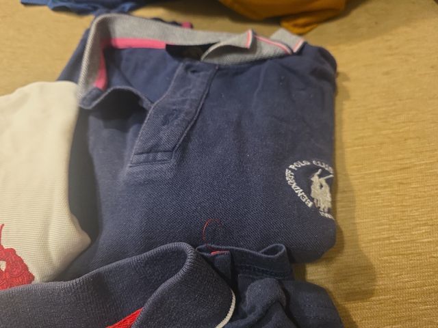 Polos Bendorff - Blanco y Azul