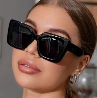 Gafas Oversize Cuadradas estilo mariposa